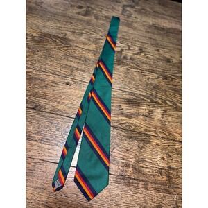 Robert‎ Talbott silk green striped tie